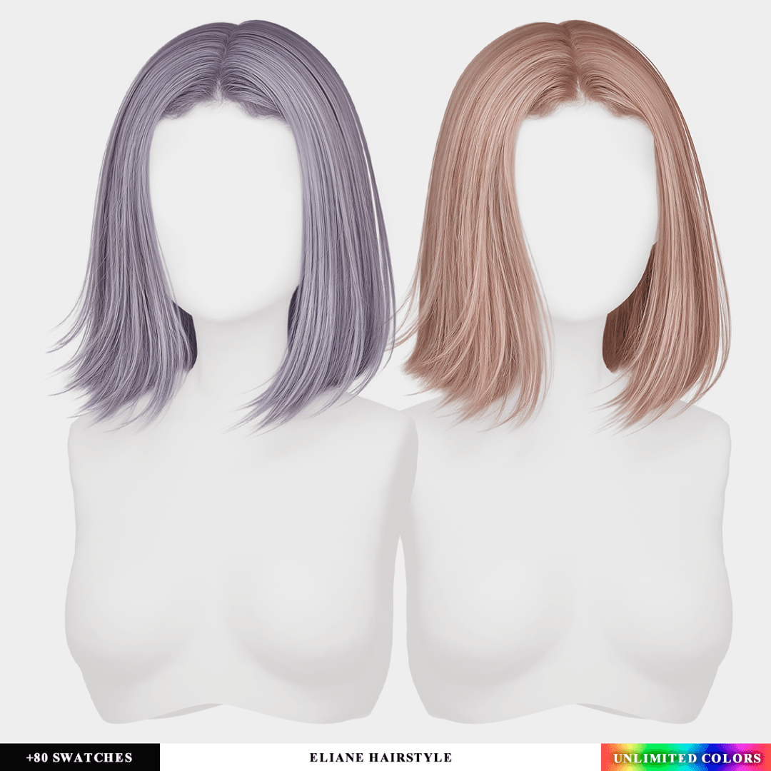 Скриншот мода Прическа Eliane Hairstyle